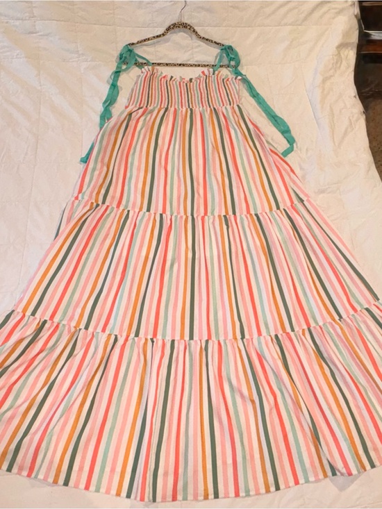 Beeson River Dresses & Skirts - Beeson River Clothing “Flirty Trimmings” Maxi Sundress, Women’s XL w/ Pockets!!